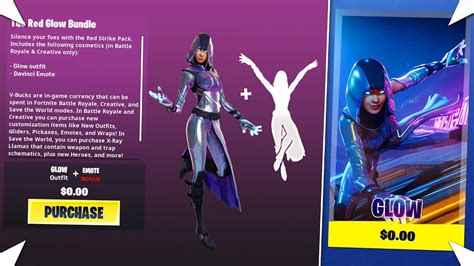 How To Redeem The Free Exclusive Glow Skin In Fortnite Youtube