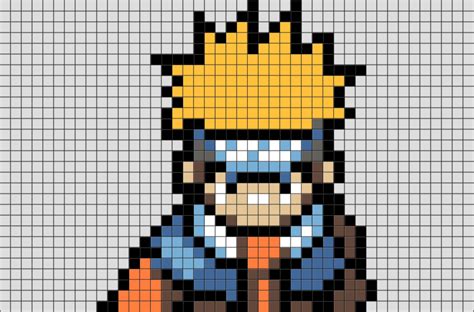 How To Draw Naruto Pixel Art