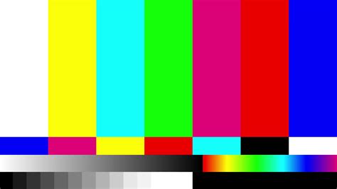Television Signal Error Smpte Color Bars Color Bars Data Glitches