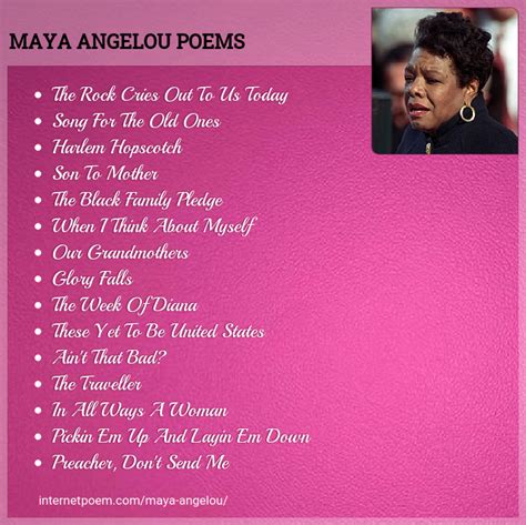 Maya Angelou Poems About Black Woman