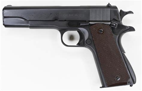 Lot Argentine Dgfm Fmap Sistema Colt Model 1927 Pistol