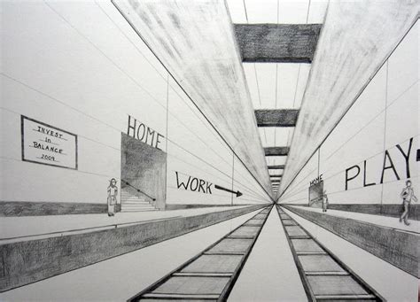 Creative Drawing Perspective Art Linear Perspective Art Perspective