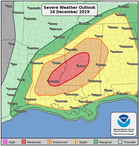 Tornado Outbreak Hits Deep South From Louisiana And Mississippi To