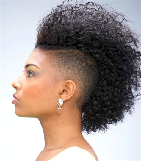 Top Mohawk Hairstyles For Black Women Shoot Hair Loss