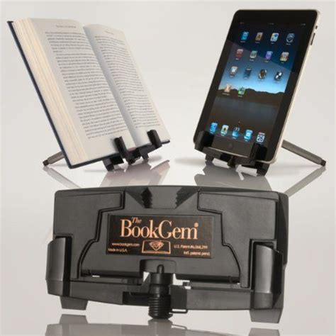 Bookgem Book Holder Ipad Stand Kindle Tablet And Ebook Holder Read