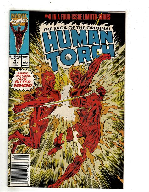 Saga Of The Original Human Torch 4 1990 Of27 Comic Books Copper