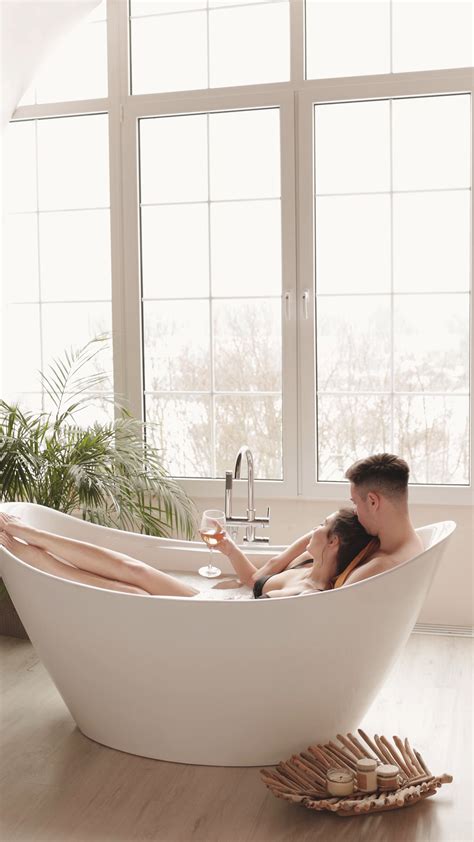 Couple Lying Down In The Bathtub · Free Stock Video