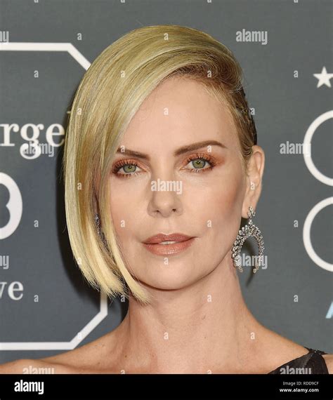 Charlize Theron American Film Actress At The The 24th Annual Critics