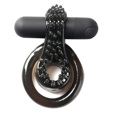 jagger rechargeable vibrating cock ring black sleeve kinky fetish store