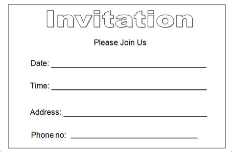 blank invitation templates psd ai