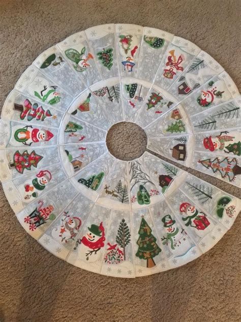 Christmas Tree Skirt Patterns And Embroidery Projects