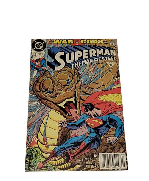 Superman The Man Of Steel 3 1991 Comic Books Copper Age Dc