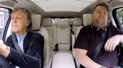 Watch James Cordens Carpool Karaoke With Paul Mccartney May Be The Best Episode Yet Gossie