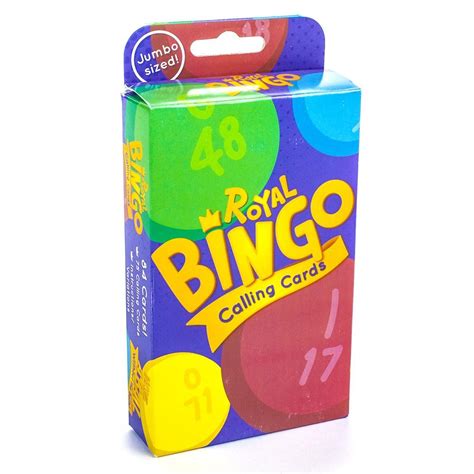 Jumbo Bingo Calling Cards Gbin 802