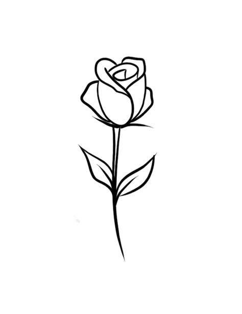 Small Rose Temporary Tattoo Floral Tattoo Flower Tattoo Etsy