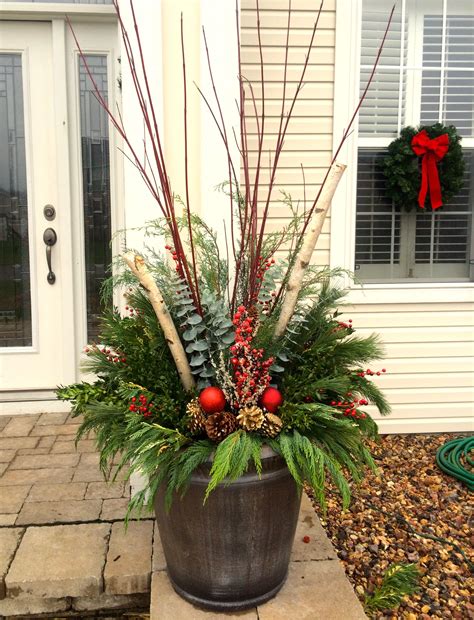 Holiday Planters Christmas And Winter Pots Pinterest Planters