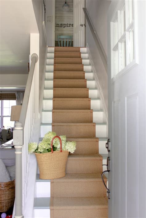 A Stair Runner Make To Look Like Sisal Or Natural Fiber But Holds Up