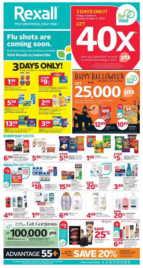 Rexall On Flyer October 9 To 15