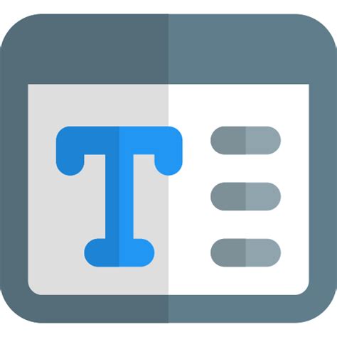 Title Pixel Perfect Flat Icon