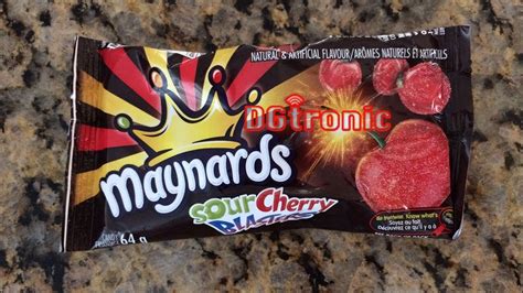 Maynards Sour Cherry Blasters Gummy Candy Review Video Candy Review