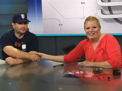 Another Comeback Story Shelley Smith Welcomes Giants Fan Bryan Stow To Lapc Espn Front Row