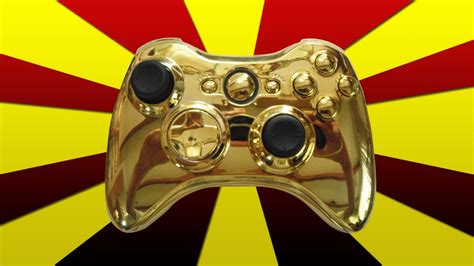 Pre Made Gold Xbox 360 Controllers Now Available Youtube