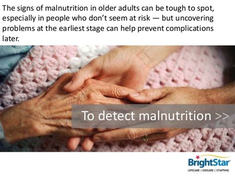 Signs Of Malnutrition In The Elderly