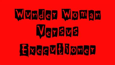 Wunder Woman Vs Executioner Part 1 Hd Rachel Steele Bound And Gagged Clips4sale