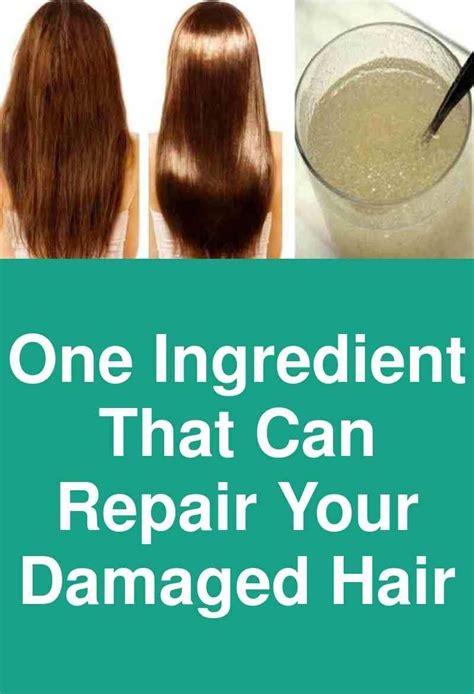 One Ingredient That Can Repair Your Damaged Hair Now You Do Not Need