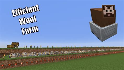 Efficient Wool Farm Up To 80k Woolh Minecraft Java 116 Youtube