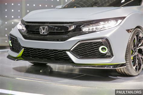Giias 2016 Honda Civic Hatchback Prototype Displayed Thai Built Five
