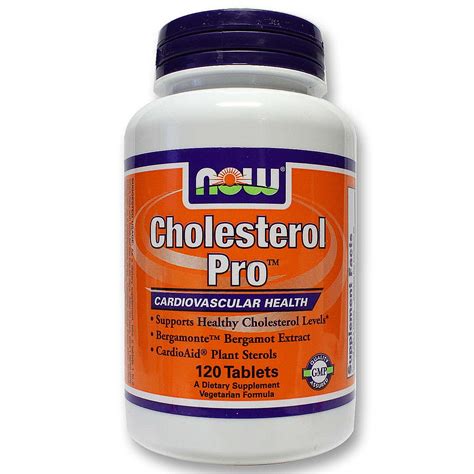Now Foods Cholesterol Pro - 120 Tablets - eVitamins UK