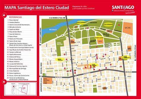 Mapa De La Ciudad Subsecretaría De Turismo Municipalidad De La Capital