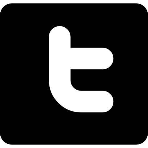 Twitter Icon Png Black 69036 Free Icons Library