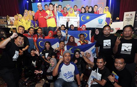 Gelagat para guru yang mengenakan pakaian seragam sekolah sempena sambutan hari guru di sekolah kebangsaan gita kuching. Para belia ceria semasa sambutan Hari Belia Negara 2017 ...