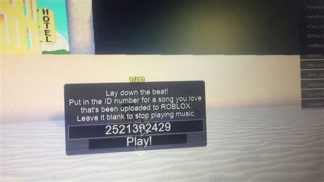 To enable it you will have to find a special place with a boombox. Roblox Song Id For Happier Marshmello | Get Robux Gg