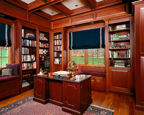 Classic Library Traditional Home Office New York By Yorktown
