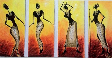 Abstract Art African Women Dance Artwork Painting African Art Online