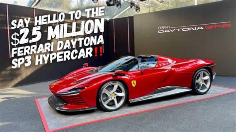 The 1 Of 499 Ferrari Daytona Sp3 Hypercar Has Arrived And Omg Youtube