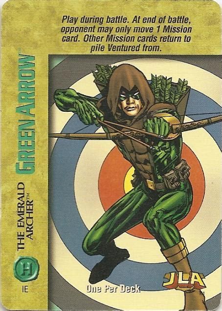 Green Arrow The Emerald Archer Jlaop Cardguide Wiki Fandom