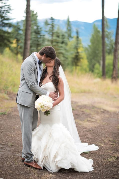 The wooden frame is decorated with flowers, fabric, greenery, shells, and bamboo. Montana Wedding Blog by Montana Bride: {Montana Bride ...