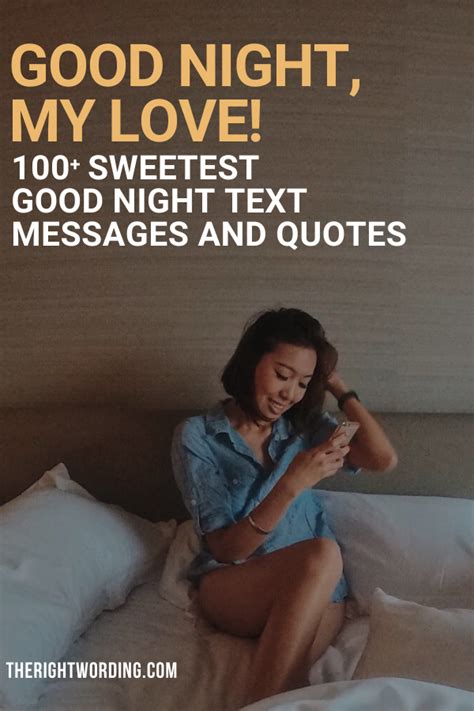 Good Night My Love Sweet Good Night Text Messages And Quotes Good Night Text Messages
