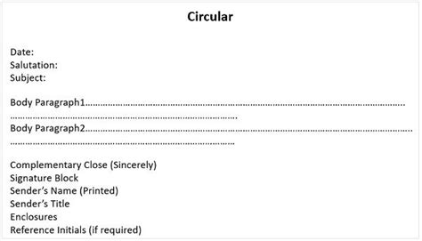 Difference Between Circular And Notice With Format Example And