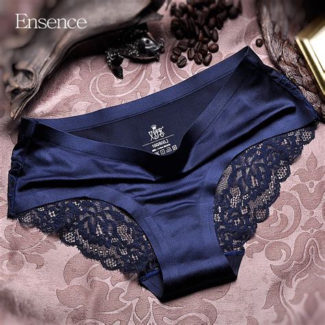 Bingua Com Ensence Pack Seamless Underwear Women Lingerie Lace Sexy Panties Womens Satin