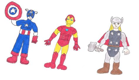 Avengers Trio By Dinolover09 On Deviantart