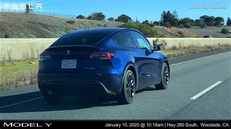 Tesla Model Y Spotted On Hwy 280 Jan 10 2020 Youtube