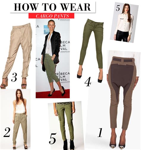 Khaki Trousers And Cargo Pants Karolina Kurkova How To Wear