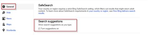 How To Turn Off Search Suggestions In Bing I Have A Pc