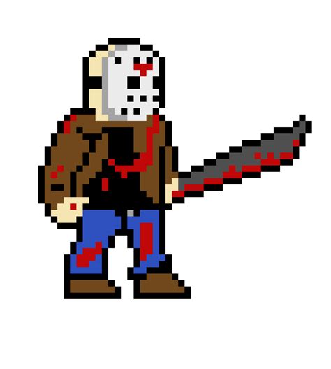 Jason Voorhees Pixel Art Maker