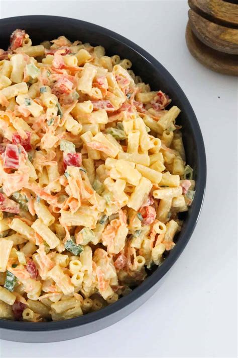 Creamy Pasta Salad with Mayo - Bake Play Smile